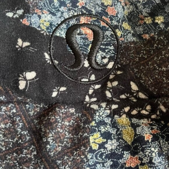 Lululemon Scuba Hoodie Sz 6 Light Cotton Fleece Assemblage Alpine Multi - Picture 11 of 16